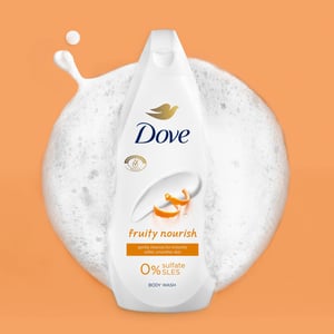 Dove Fruity Nourish Body Wash 0% Sulfate SLES for Soft & Smooth Skin 720ml, 3pk