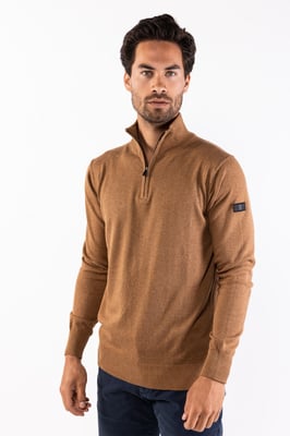 PRESLY & SUN Lewis zip knitted pullover