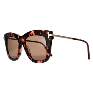 Tom Ford zonnebril Dasha FT0822 56E Pink Havana Brown