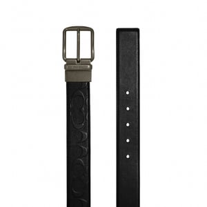 Wide Harness CTS Reversible Belt in Signature Leather