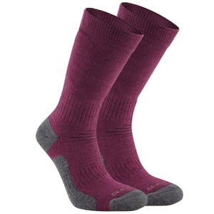 Craghoppers Trek Merino Wollen Sokken voor volwassenen (Wilde bosbes paars)