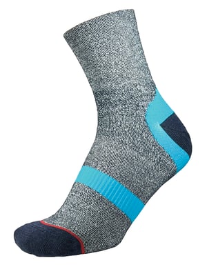 1000 Mile - Ladies Approach Repreve Double Layer Breathable Anti Blister Socks - Navy / Mauve