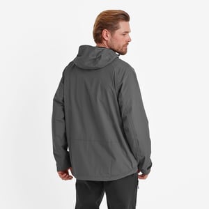 Brigsteer Mens Waterproof Jacket Soot Grey