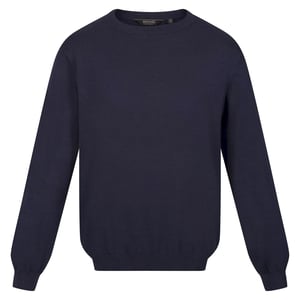 Regatta Mens Kaelen Jersey Stickad Jumper (Marin)