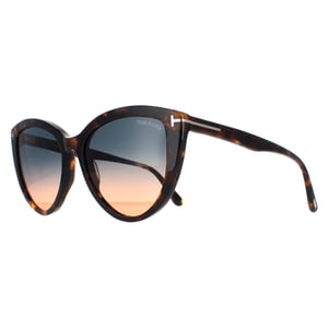 Tom Ford FT0915 Isabella 55P gekleurde havannagroene zonnebril met kleurverloop