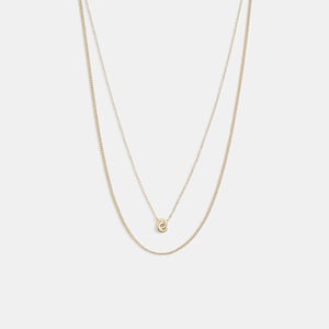 Delicate Interlocking Layered Necklace