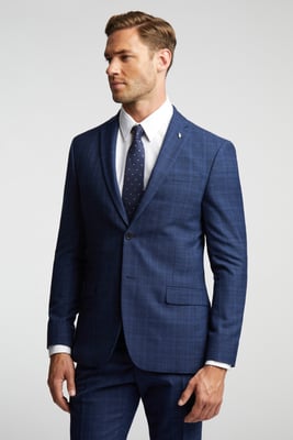 Slim Fit Soft Check Jacket