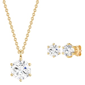 Rafaela Donata Female Sterling Silver Set (Necklace + Earring)