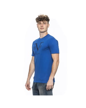 19V69 Italia Mens T-Shirt Blue Rayan Royal Blue
