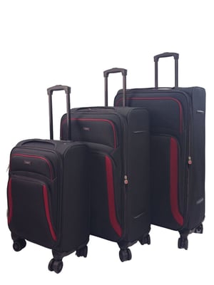 Soft 8 Wheel Luggage Light Travel Suitcases