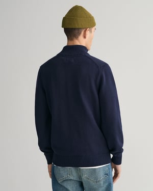 GANT Mens Casual Cotton Half Zip Jumper