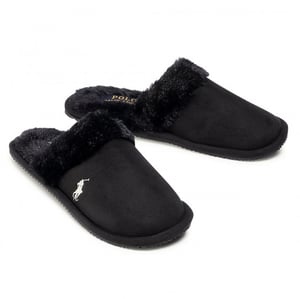 Ralph Lauren Summit Scuff II Svart Dam Tofflor
