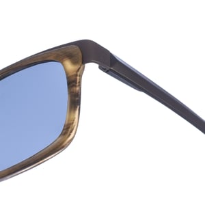 Unisex Z408 Vierkante vorm zonnebril van acetaat en metaal