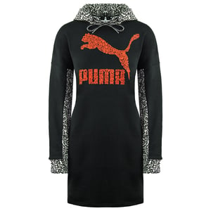 Puma x Mr. Doodle Pullover Lange Mouw Zwart Vrouwen Trui met Capuchon 598686 01