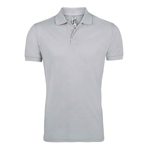 SOLS Heren Prime Pique Poloshirt met korte mouwen (Puur Grijs)