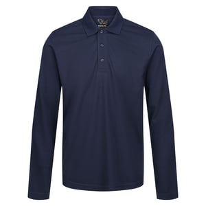 Regatta Heren Pro Poloshirt Met Lange Mouwen (Marine)