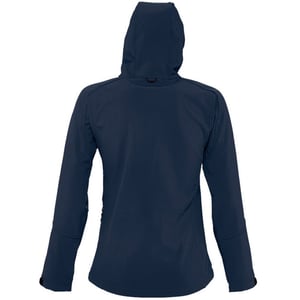 SOLS Dames/dames Replay Hooded Soft Shell Jacket (ademend, winddicht en waterbestendig) (Franse marine)