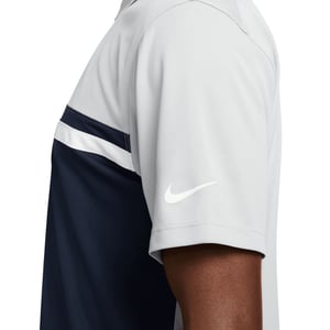 Nike Mens Victory Dri-FIT Golf Polo Shirt (Light Smoke Grey/Obsidian Blue)