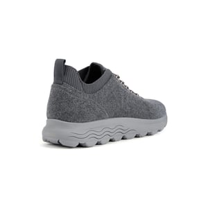 Geox D Spherica A Wollen Blend Dames Antraciet Sneakers