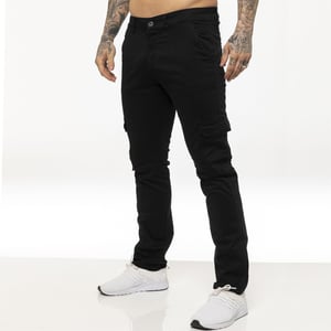 Enzo Mens Cargo Combat Chinos