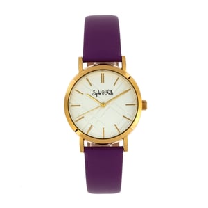 Sophie and Freda Budapest Leather-Band Watch