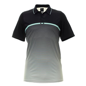 Oakley Zwart Gestreept Ellipse Golf Poloshirt - Heren