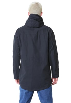 Marks and Spencer Katoen Blend Hooded Mac Stormwear Jacket