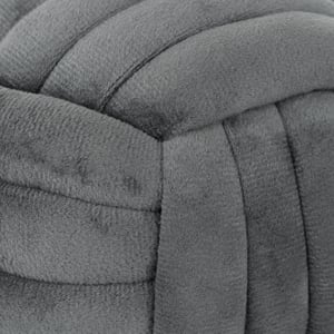 furn. Knot Entwined Velvet Novelty Door Stop