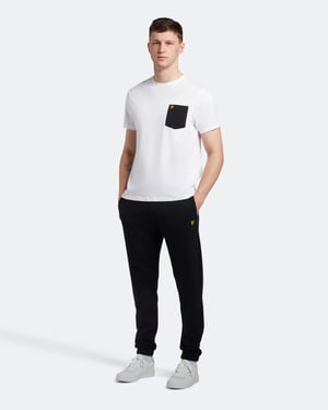 Lyle & Scott Slim Sweatpant i Svart