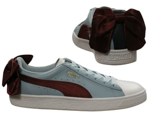 Puma Basket Bow New School Dam Blå Träningsskor