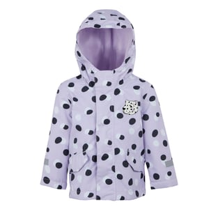 Regatta Barn/Kids Shyla The Leopard Vattentät jacka (Lila frost)