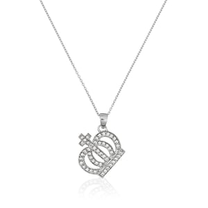 Orphelia Dames 925 Sterling Zilveren Ketting met Hanger - Zilver ZH-4358