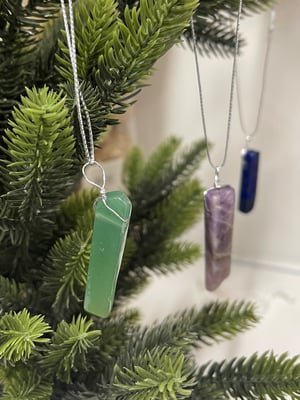 Title 20 Pack Crystal Christmas Tree Hanging Ornaments