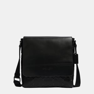 Houston Map Bag in Signature Leather