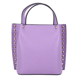 Valentino Rockstud-borduursel Tote Bag Paars