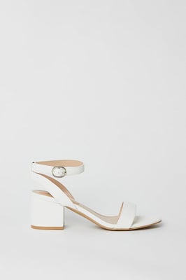 Tommi Barely There Mid Block Heel Sandals
