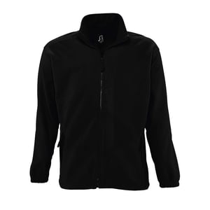 SOLS Heren North Full Zip Outdoor Fleece Jacket (Zwart)