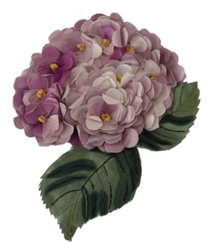 Dolce & Gabbana Lila Blommig Guldton Messing Brosch för Kvinnor