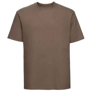 Russell Mens Ringspun Cotton Classic T-Shirt (Mocha)