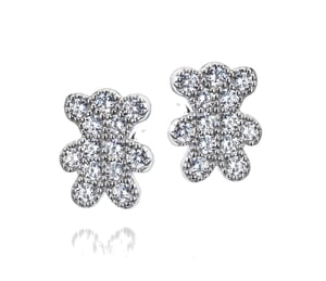 Orphelia 'Rosabel' Kinder 925 Sterling Zilver Stud Oorbellen - Zilver ZO-7352