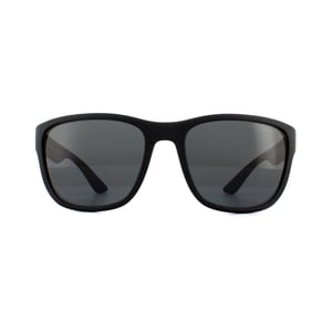 Prada Sport Sunglasses PS01US DG05S0 Black Rubber Grey