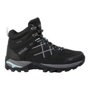 Regatta Dames/Dames Samaris III Wandelschoenen (Zwart/verbleekt aqua)