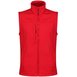 Regatta Heren Flux Softshell Bodywarmer / Mouwloos Jasje Waterafstotend en Windbestendig (Klassiek rood)
