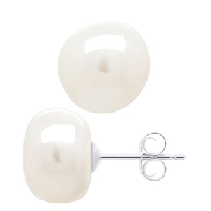 Örhängen av Silver 925 och äkta odlade sötvattenspärlor Barock 10 - 11 mm
