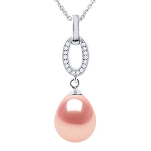 SHUTTLE zoetwater parel sieraden 9-10 mm Roze 925