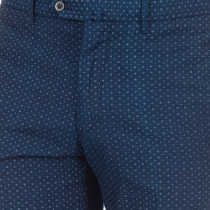 Men's straight-cut denim shorts with hems HM800752