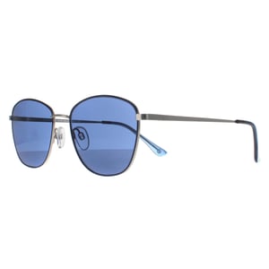 Smarty Square Unisex Blue Matte Silver Blue X1113