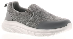 Focus Mens JerseyTrainers Comfy Wilkie Slip On grey