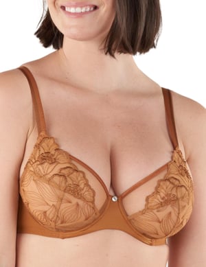 Maison Lejaby Flora Full Cup Bra -  Sienne