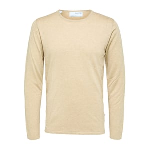 Selected Rocks knit crew neck kelp